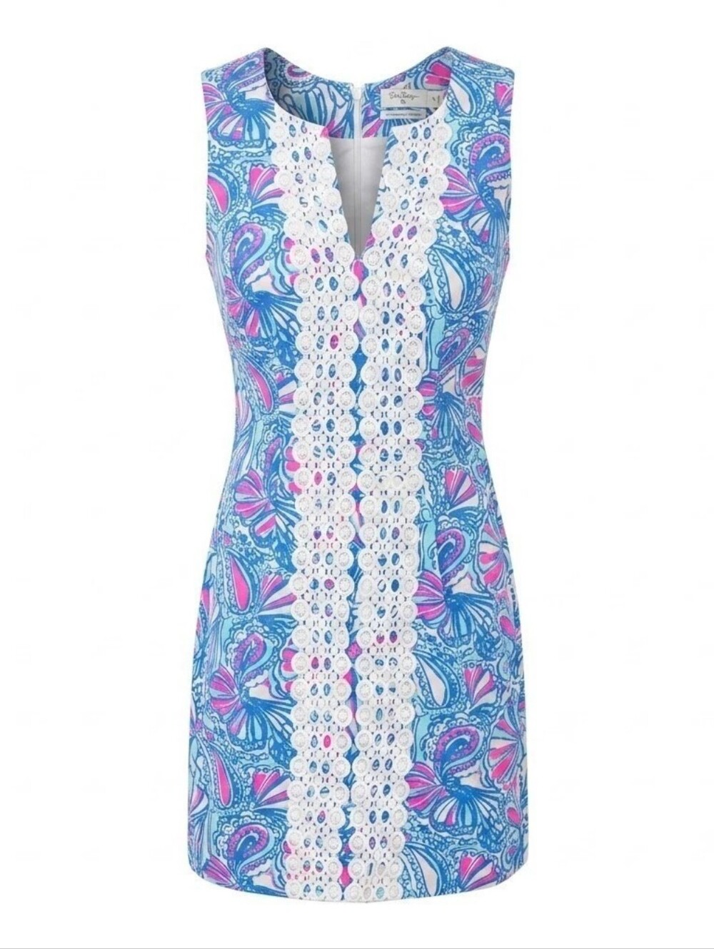 LILLY PULITZER My Fans Shell Sheath Dress 20TH Anniversary Target Collab Size 4